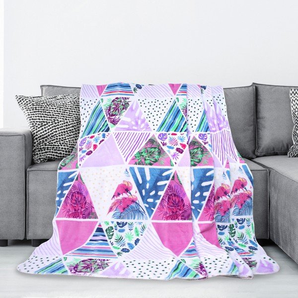 Odeja iz mikrovlaken AmeliaHome Kaleidoscope, 220 x 240 cm-image-1