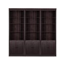 Rjav regal iz masivnega bora 222x223 cm Anita – Støraa