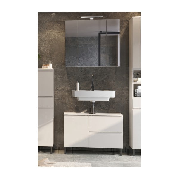 Kremno bel komplet pohištva za kopalnico Salinas – Germania-image-1