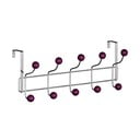 Bordo rdeč/srebrn kovinski obešalnik za vrata 41 cm – Premier Housewares