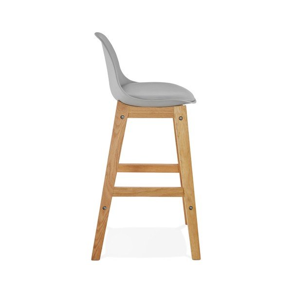 Siv barski stol Kokoon Elody, višina 86,5 cm-image-2