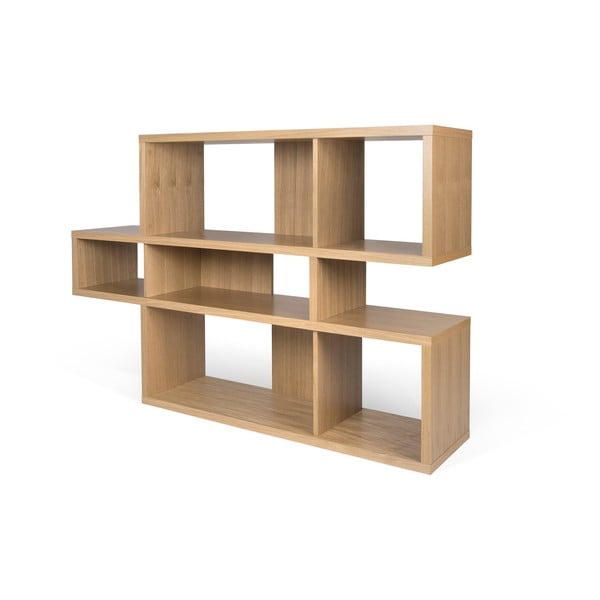 Rjava knjižna omara TemaHome London, 34 x 100 cm-image-3