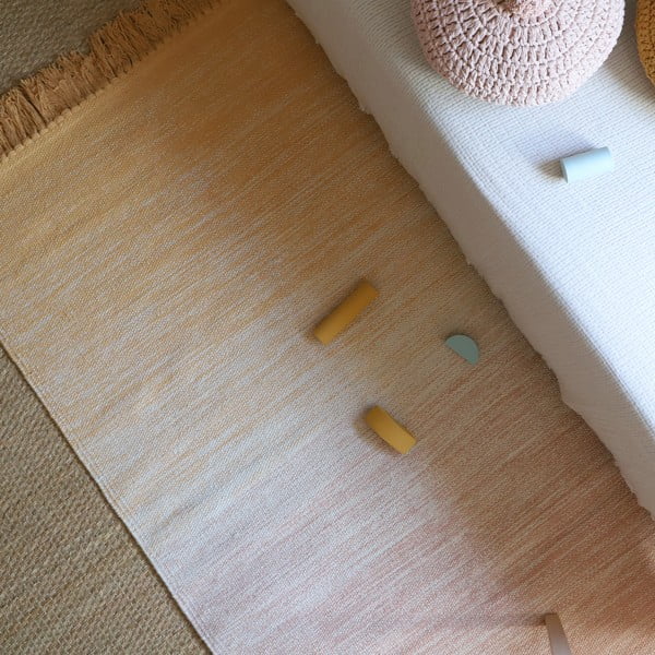 Oranžno-rožnata pralna preproga 100x150 cm Kirthy - Nattiot-image-4