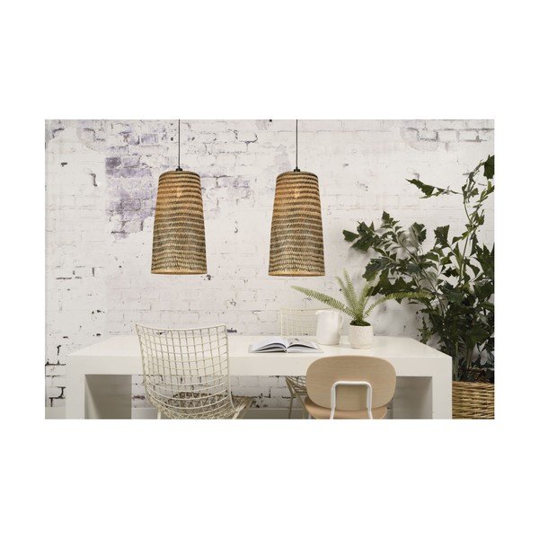 Viseča svetilka iz bambusa Good&Mojo Kalimantan, ⌀ 37 cm-image-1