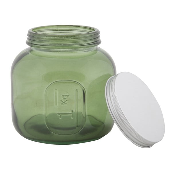 Zelena reciklirana steklena posoda Mauro Ferretti Coperchio, ⌀ 13 cm-image-4