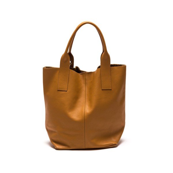 Usnjena torbica Anna Luchini 187 Cognac-image-1