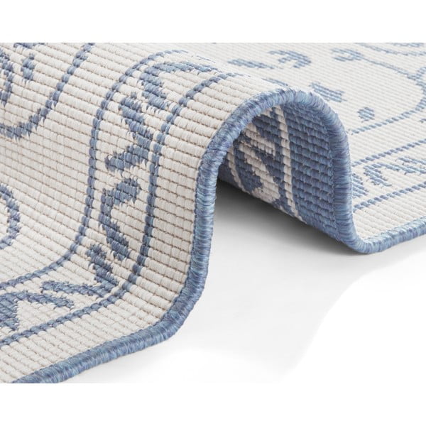 Modro-krem zunanja preproga NORTHRUGS Leyte, 160 x 230 cm-image-3