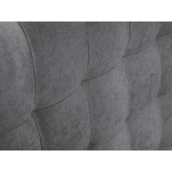 Siva zakonska postelja Mazzini Beds Jade, 200 x 200 cm-image-1