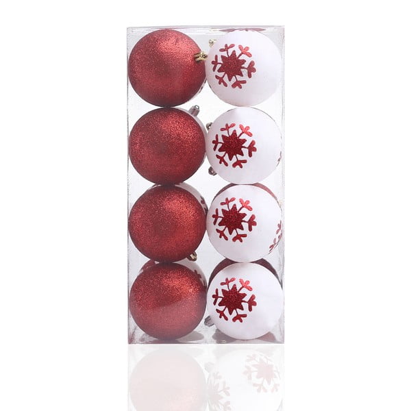 Komplet 16 božičnih okraskov DecoKing Cherry