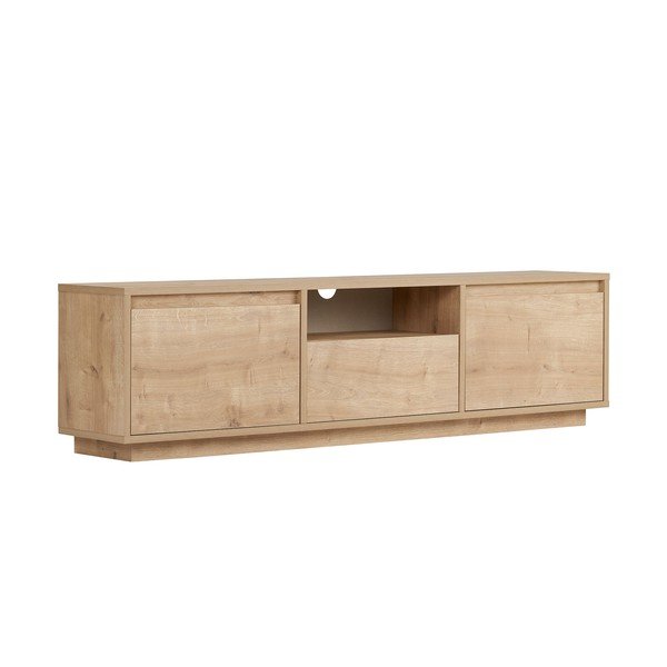 TV omarica v hrastovem dekorju v naravni barvi 160x42x30 cm Sentinel – Kalune Design