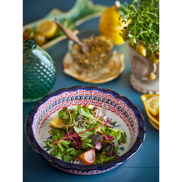 Servirni krožnik iz kamenine ø 26,5 cm Florist – Bloomingville-image-2