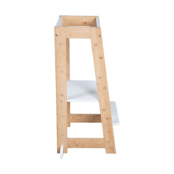 Bel bambusov stolček pomagalček – Roba-image-4