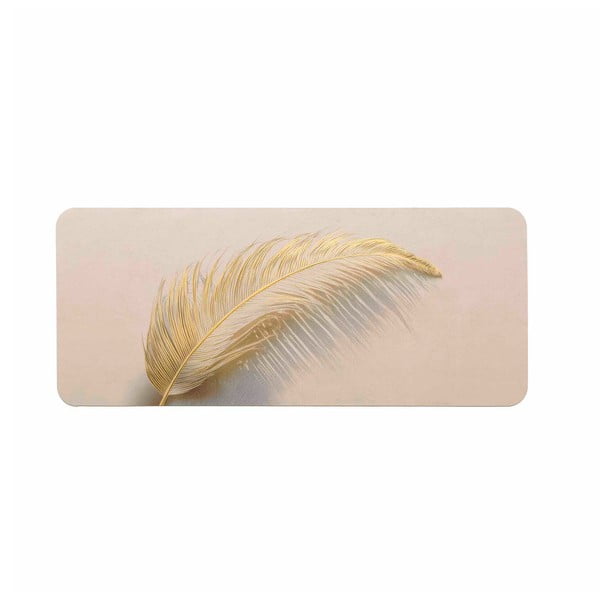 Svetlo rjava kopalniška preproga 50x120 cm Angelica – douceur d'intérieur