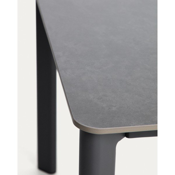 Vrtna miza s kamnito mizno ploščo 100x220 cm Anafi – Kave Home-image-2
