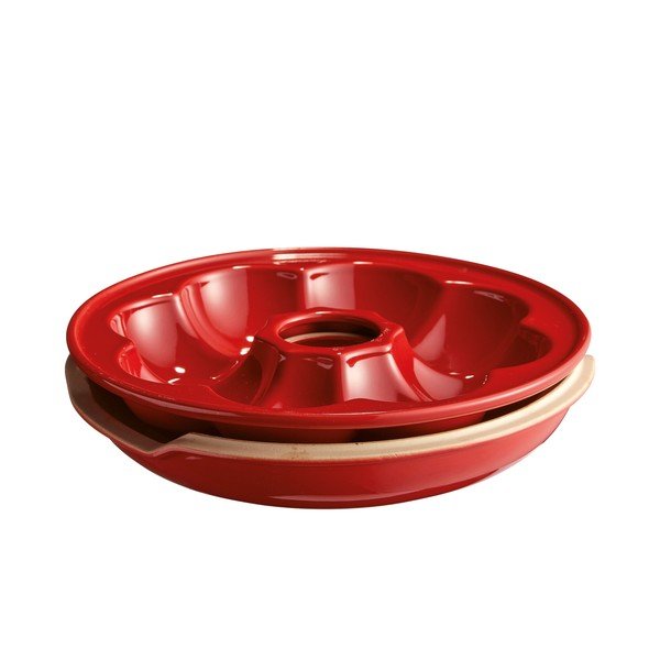 Rdeč model za brioš Emile Henry, ⌀ 30,5 cm-image-2