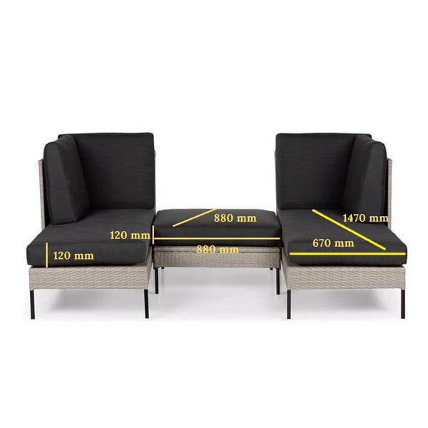 Bež vrtni kavč Le Bonom Orkanger-image-4