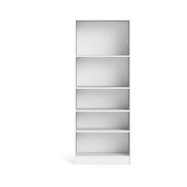 Bela knjižna omara Tvilum Basic, 79 x 203 cm