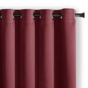 Bordo rdeča zavesa za delno zatemnitev 140x270 cm Kierra – Restilo