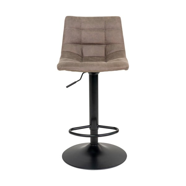 Svetlo rjavi oblazinjeni barski stoli v kompletu z nastavljivo višino 2 ks (višina sedeža 63 cm) Middelfart – House Nordic-image-2