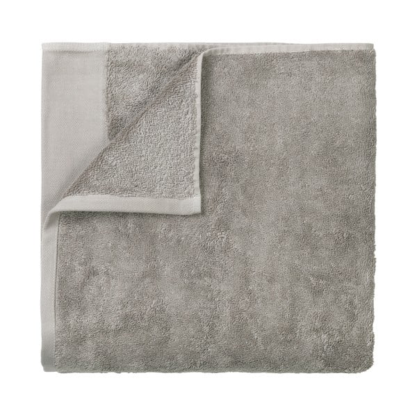 Siva bombažna kopalna brisača Blomus, 100 x 200 cm