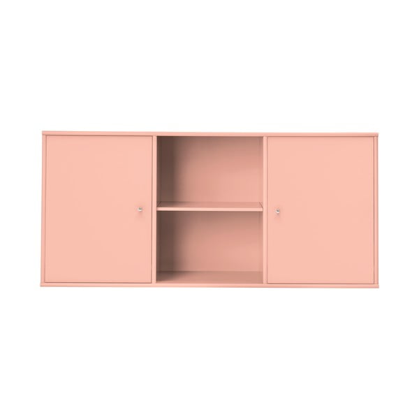 Rožnata stenska komoda 133x61x42 cm Mistral – Hammel Furniture