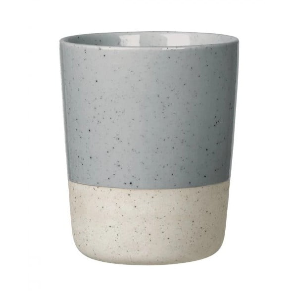 Sive/bež keramične skodelice v kompletu 2 ks 260 ml Sablo – Blomus