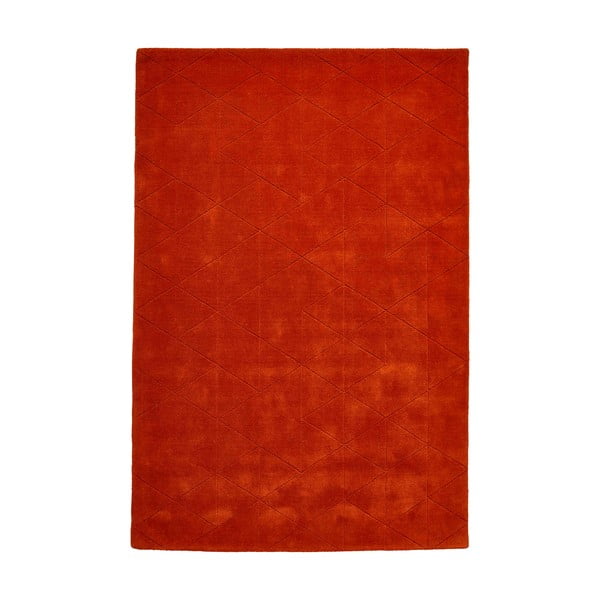 Terakota rdeča volnena preproga Think Rugs Kasbah, 120 x 170 cm