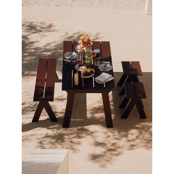 Vrtna miza iz masivnega bora 77x140 cm Navo – noo.ma-image-2