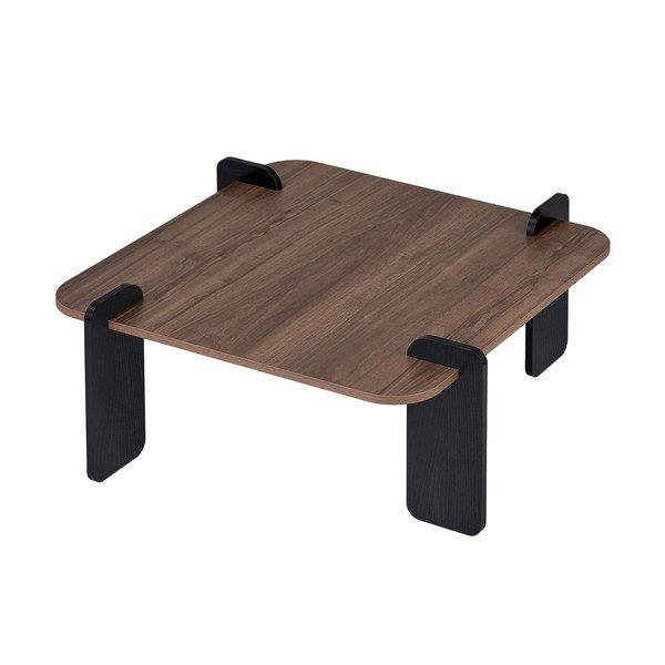 Rjava klubska mizica 90x90 cm Marais – Nordure-image-4