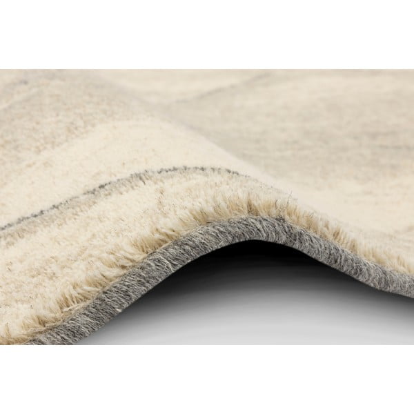 Kremno bela volnena preproga 200x300 cm Colette – Agnella-image-2