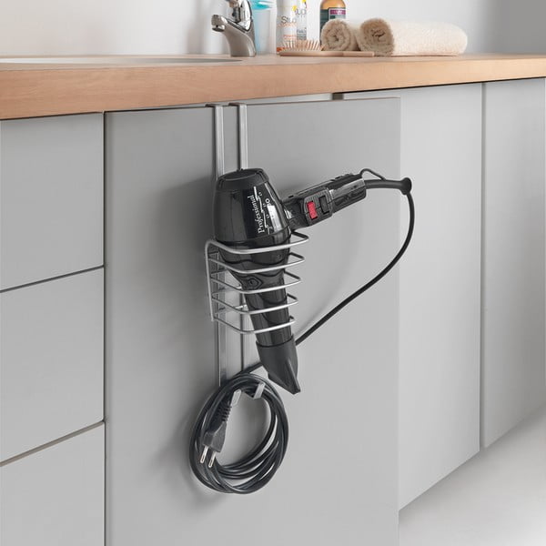 Držalo za sušilec za lase za vrata Metaltex Oasis-image-1