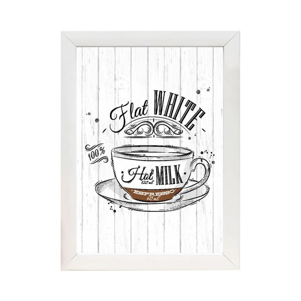 Slika 24x29 cm Flat White – Wallity