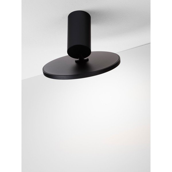 Mat črna aluminijasta LED stropna svetilka z upogljivo konstrukcijo Ekei – Nova Luce-image-2