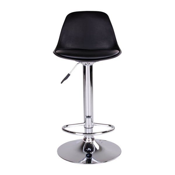 Črni vrtljivi barski stoli v kompletu 2 ks 82 cm Trondheim – House Nordic-image-3
