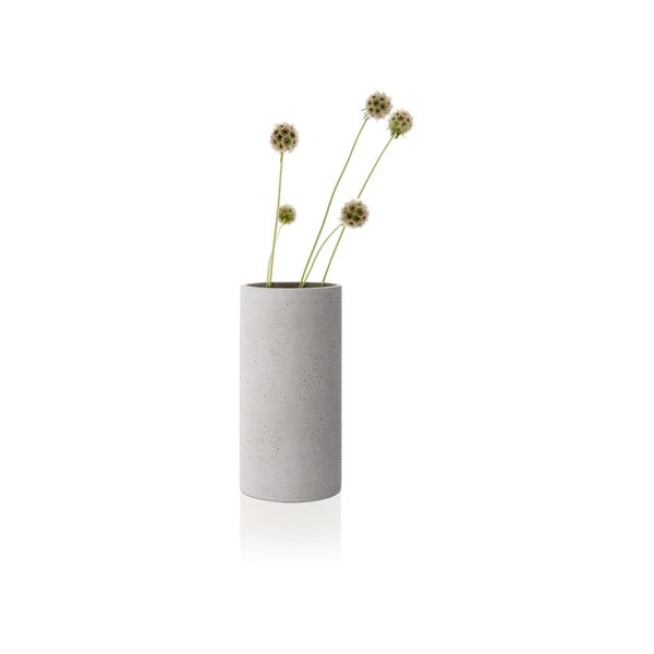Svetlo siva vaza Blomus Bouquet, višina 24 cm