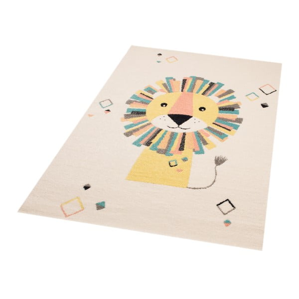 Bež in krem otroška rjava preproga Zala Living Lion, 120 x 170 cm-image-1