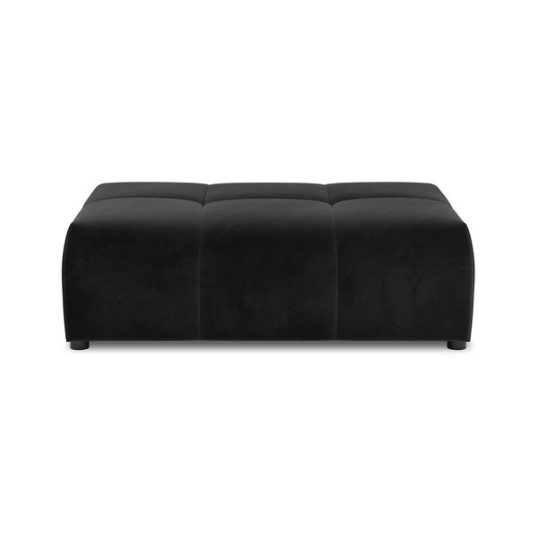 Črn žametni kavč modul Rome Velvet - Cosmopolitan Design -image-2