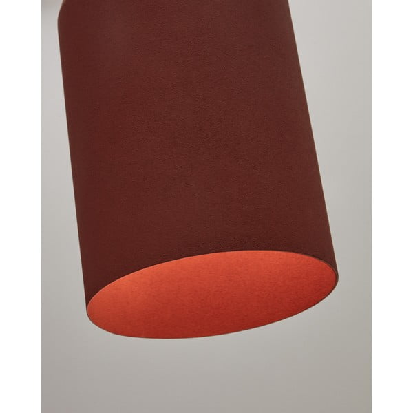 Viseča svetilka v barvi terakote s kovinskim senčilom ø 15 cm Peralta – Kave Home-image-4