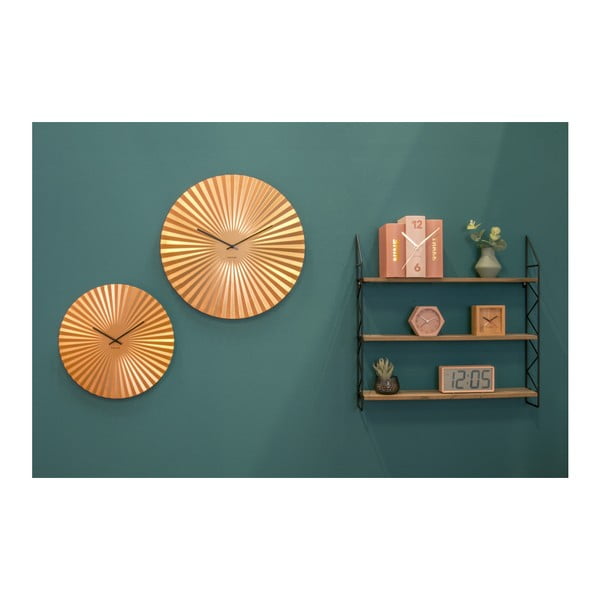 Ura v zlati barvi Karlsson Sensu, ø 40 cm-image-1