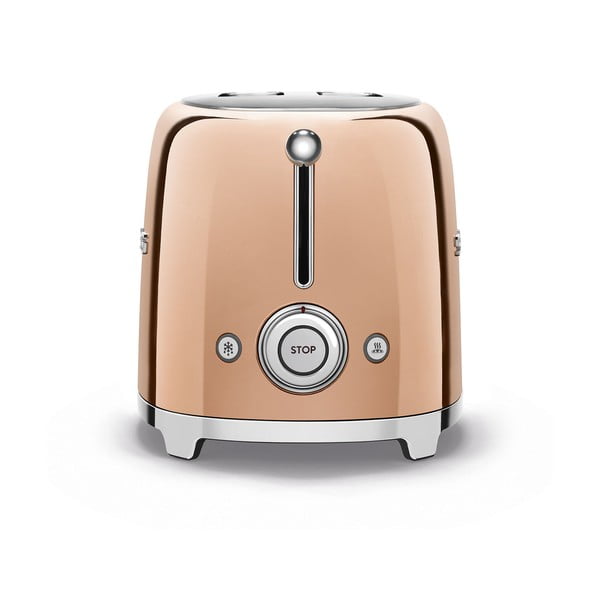 Opekač kruha v barvi rose gold 50's Retro Style - SMEG-image-4