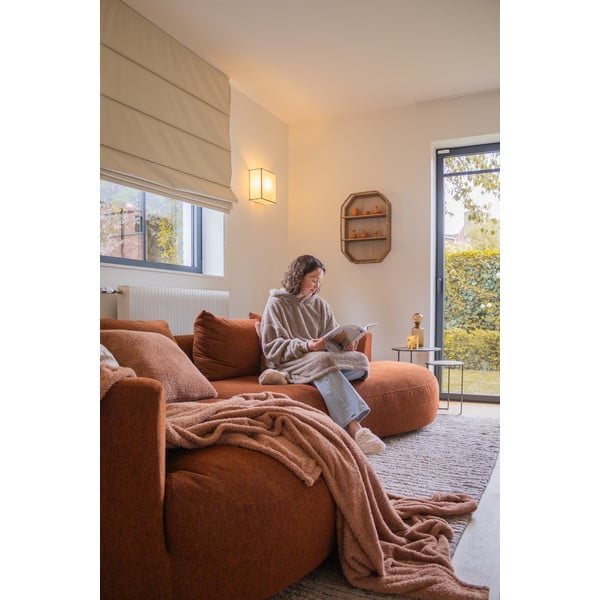 Okrasna blazina iz mikropliša 45x45 cm Cocoon – Tiseco Home Studio-image-1