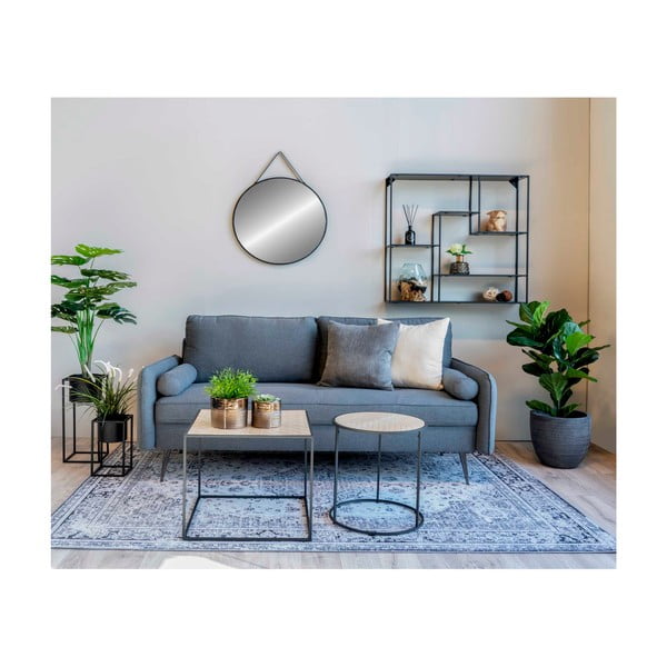 Stensko ogledalo ø 60 cm Trapani – House Nordic-image-2