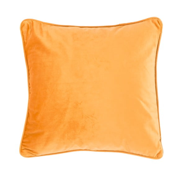 Svetlo oranžen okrasni vzglavnik Tiseco Home Studio Velvety, 45 x 45 cm