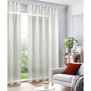 Prosojna zavesa iz tančice v naravni barvi 135x245 cm Uni – Sehlbach