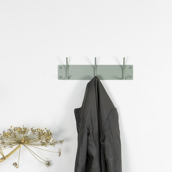Prašno zelen kovinski stenski obešalnik 40 cm Fusion – Spinder Design-image-3