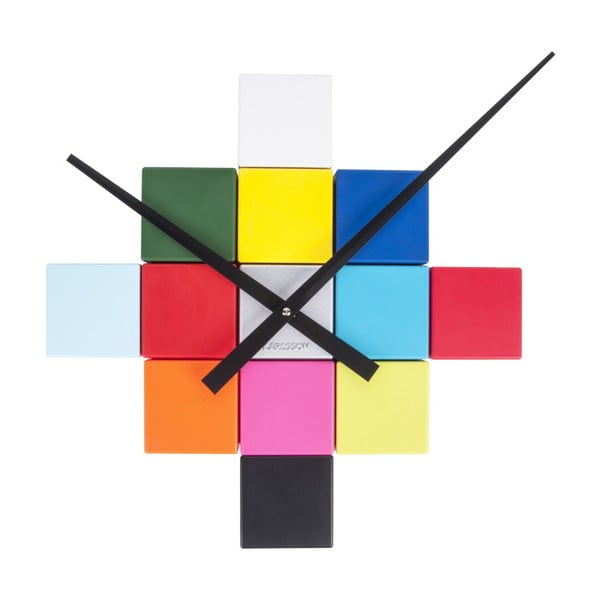 Barvna stenska ura Karlsson Do It Yourself -image-2