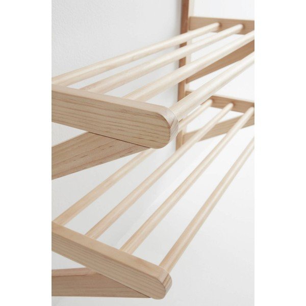 Set za hodnik iz masivnega bora v svetli naravni barvi 75x190x32 cm Cole – Jotex-image-4