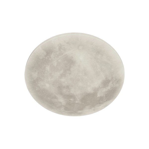 Svetlo siva LED otroška stropna luč s senčilom iz akrilnega stekla ø 40 cm Lunar – Trio