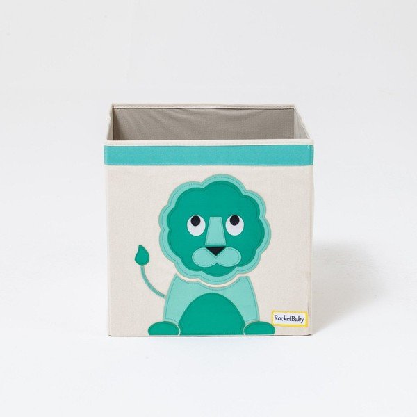 Otroška tekstilna škatla za shranjevanje Eddy the Lion - Rocket Baby -image-1