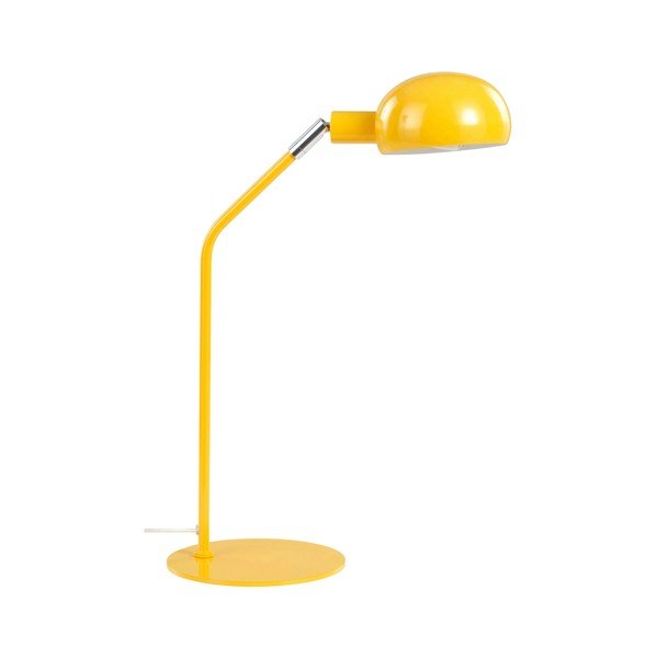 Rumena jeklena namizna svetilka z upogljivo konstrukcijo (višina 59 cm) Lincon – Jotex-image-3